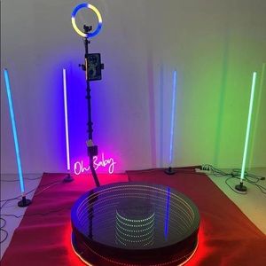 360 photobooth glass base